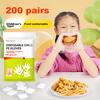 Xinzhi Children's Disposable Gloves, Food Grade, 200 Pairs Individually Wrapped, Thickened, for Kids Aged 4-8, Toddlers And Babies