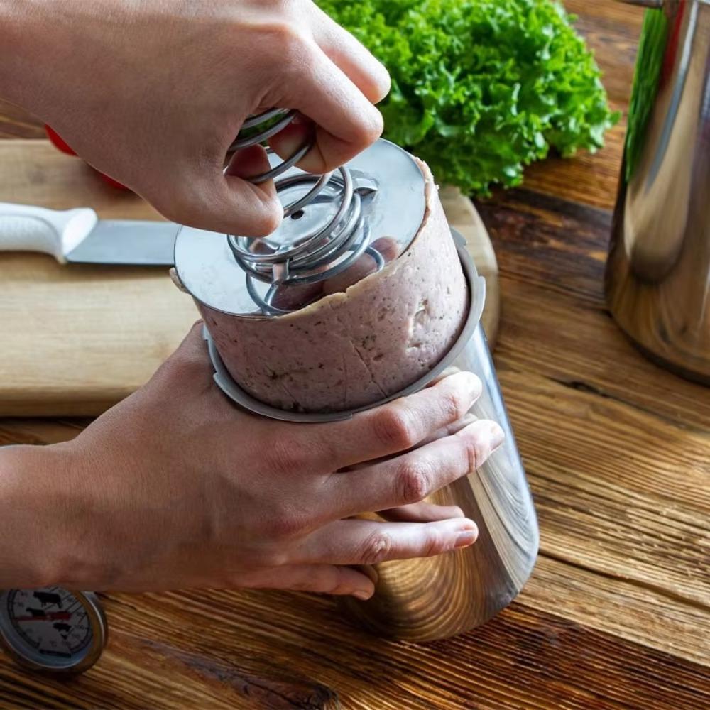 Met Thermometer Ham Pers Maker Roestvrij Staal Vlees Kookvat Vlees Pers Koker Varken