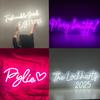 Custom Neon Sign, Large Custom Led Neon Signs, Neon Light Sign Customizable for Wall Decor Wedding Birthday Bar Business Store Logo