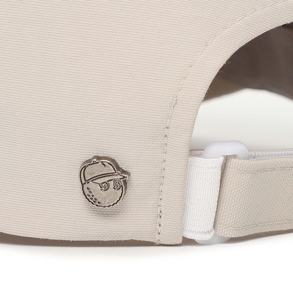 MALBON GOLF Side Panel Ball Marker Ball Cap Beige (Man)