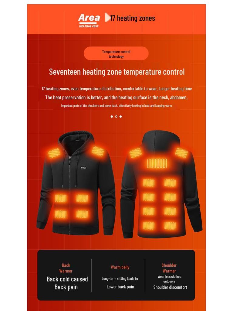 קפוצון גברים מחמם עם רוכסן - חולצת ספורט מחוממת קז'ואלית, סגנון חדש, קרדיגן בצבע אחיד