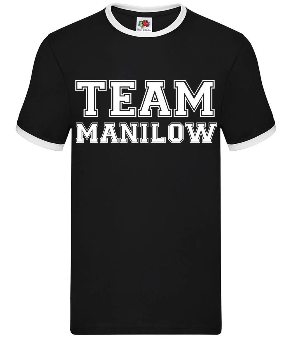 Team Manilow - Mens Ringer - Barry Music Musician Musical L