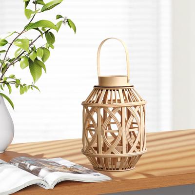 Lampion Świecznik Ekspozytor na Świeczki Tea Light Drewniana Podstawa na Ścieżkę