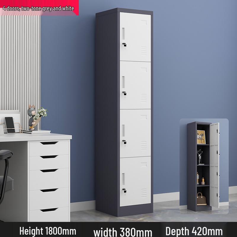 Single Door Steel Locker Cabinet for Employee or Dormitory Use