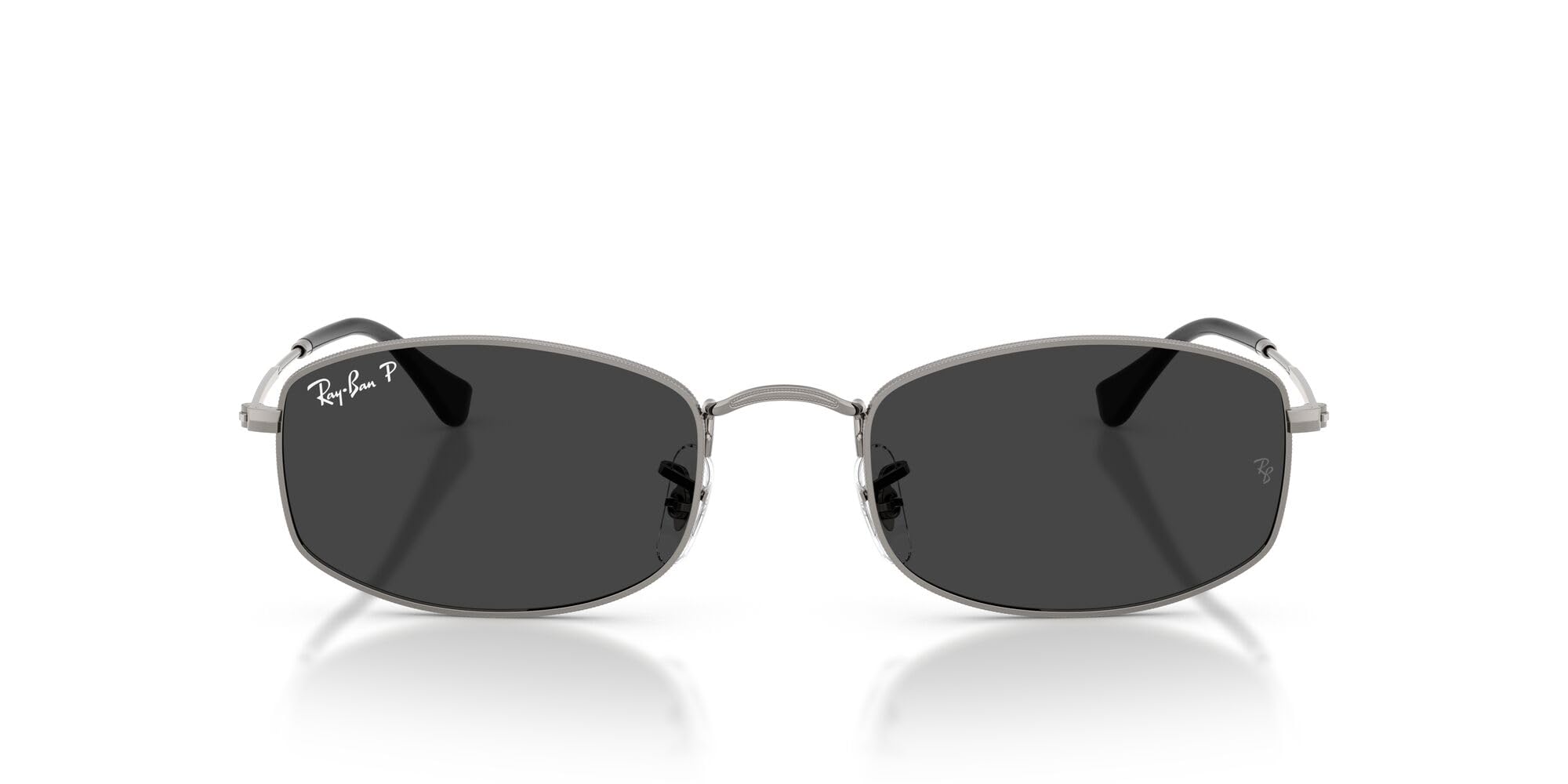 солнцезащитные очки 0RB3832 GUNMETAL POLAR BLACK 55мм поляризационные Ray-Ban (черный) 004/4855 чёрный