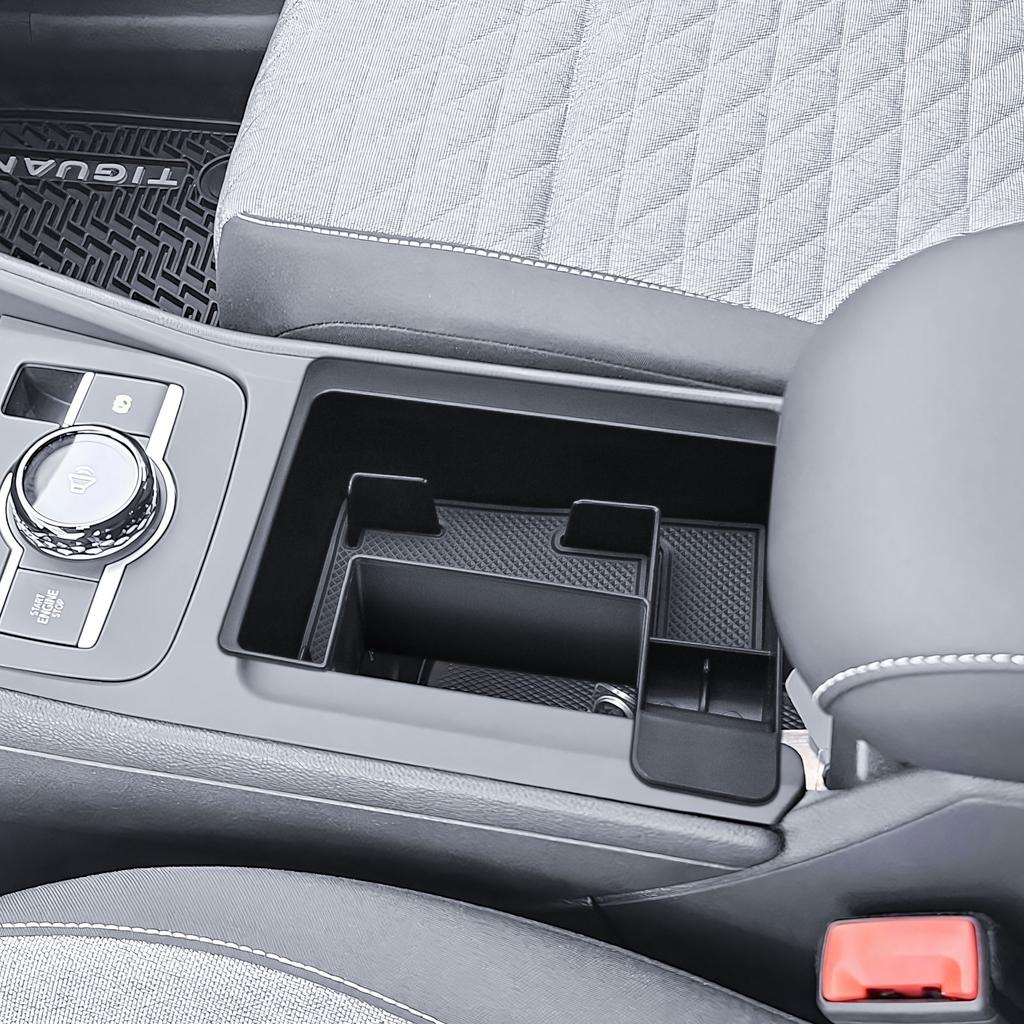 Front Center Console Organizer for 2025 2026 VW Volkswagen Tiguan (S/SE/SE R-Line Black/SEL R-Line) Front Armrest Insert Tray