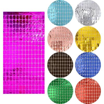 Festival Celebrations Wall Background Curtain Party Decoration Square Sequin Panel