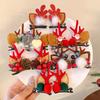 Christmas Antler Hair Clips for Girls - Holiday Party Hair Accessories for Children