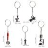 Stylish Coffee Themed Keychain Miniature Espresso Tool Keychain Authentic Coffee Accessories Charm for Fashion Lovers
