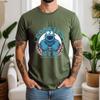 2026 Summer 100 Cotton CookieS Gym Graphic Oversized Tee Cookie Monster 1966 Retro Funny Cartoon Themed Short Sleeve