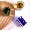 Creative Glass Cups Double-layer Heat-resistant Tumbler Drinking Cups Juice Milk Coffee Cups Tumbler Corrugated Cups 200ml
