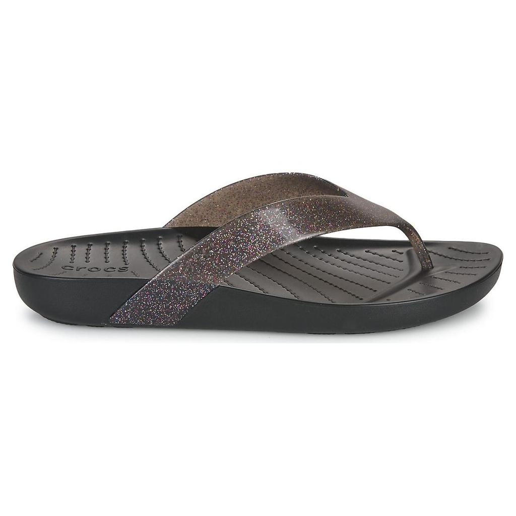 Crocs Breathable Flip Flops Women Footwear Black 209050-001