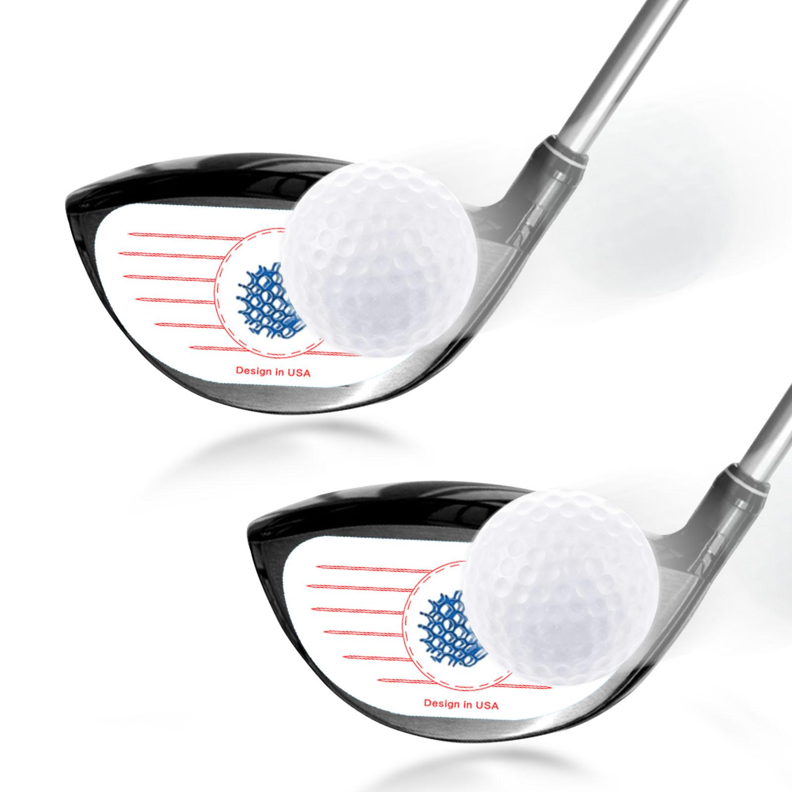 

Наклейки-индикаторы удара для гольфа 125 шт. Наклейки для определения точки удара по клюшкам для гольфа (вуды) Анализ удара Тренажеры для тренировки свинга в гольфе