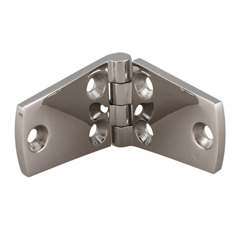 2Pcs Durable 316 Stainless Steel Boat/Door Hinge Stamped Cabinet Marine Hardware Parts Accessories серебряный