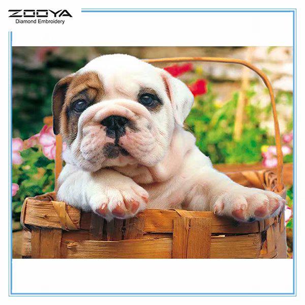 

ZOOYA DIY 3D Алмазная вышивка Крестиком Главная Декор Корзина для собак