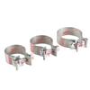 2"/2.5"/3"/4" Butt Joint Narrow Band Exhaust Clamp Stainless Steel Car Modified Muffler Band Clamp