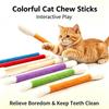 Creative Large Cotton Swab Shaped Catnip Toy Giant Kitten Grinding Biting Stick Durable Teeth Cleaning And Grinding Rope 1-8Pcs