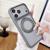 Fine hole skin feeling 360 rotating magnetic attraction is suitable for iPhone17promax bracket, mobile phone case, Apple 16 matte cover.