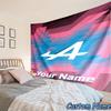 Custom Name Al-pine Tapestry Accessories for Bedroom,Livingroom, dormitory Room Wall Hanging Decor, Fan Birthday Gifts