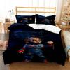 Halloween horror movie clown Comfortable Duvet Quilt Cover Pillowcase Bedding Set Children Bedroom Decoration Home Textile