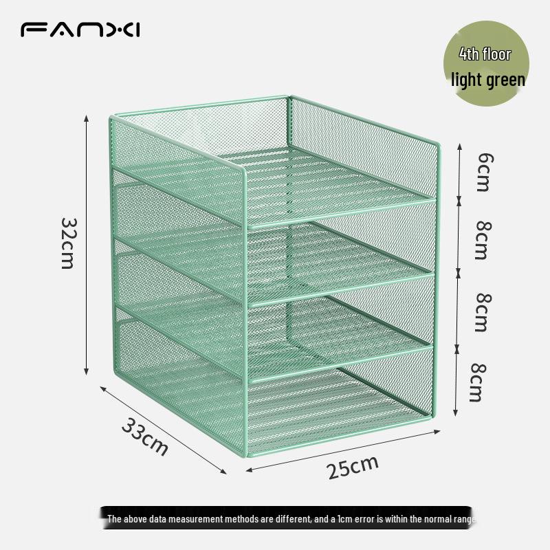 Metal Desktop File Organizer and Document Holder