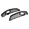 Honeycomb Bumper Front Fog Light Grill Grille Cover 8P0807682D 8P0807681D Fit A3 8P 2009-2013