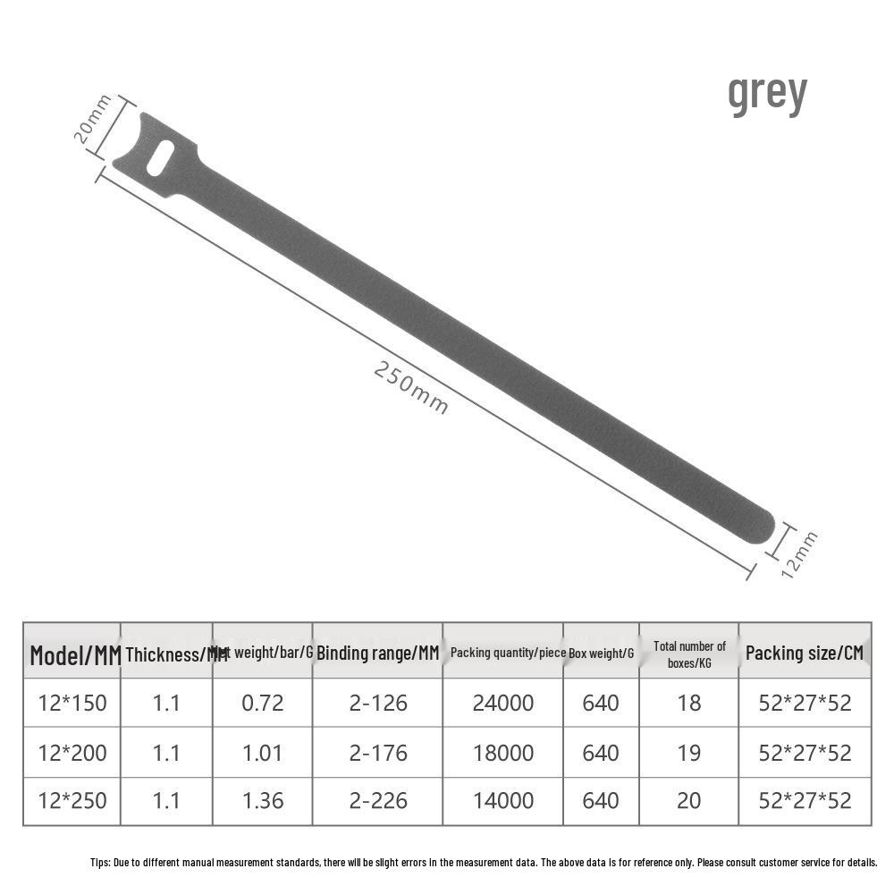 Nylon Cable Organizer Self-Adhesive Strap - Power Cord Storage Tie with T-Shaped Hook and Loop