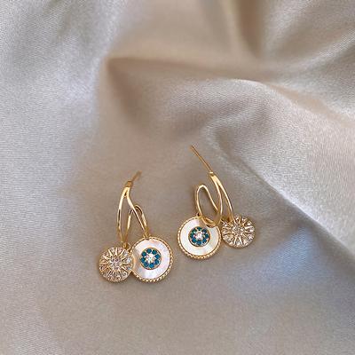 Grenzüberschreitende Schmuck Ohrringe High-End Leichter Luxus Nischen Ohrringe Dongdaemun Temperament Mode Antike Ohrringe Großhandel