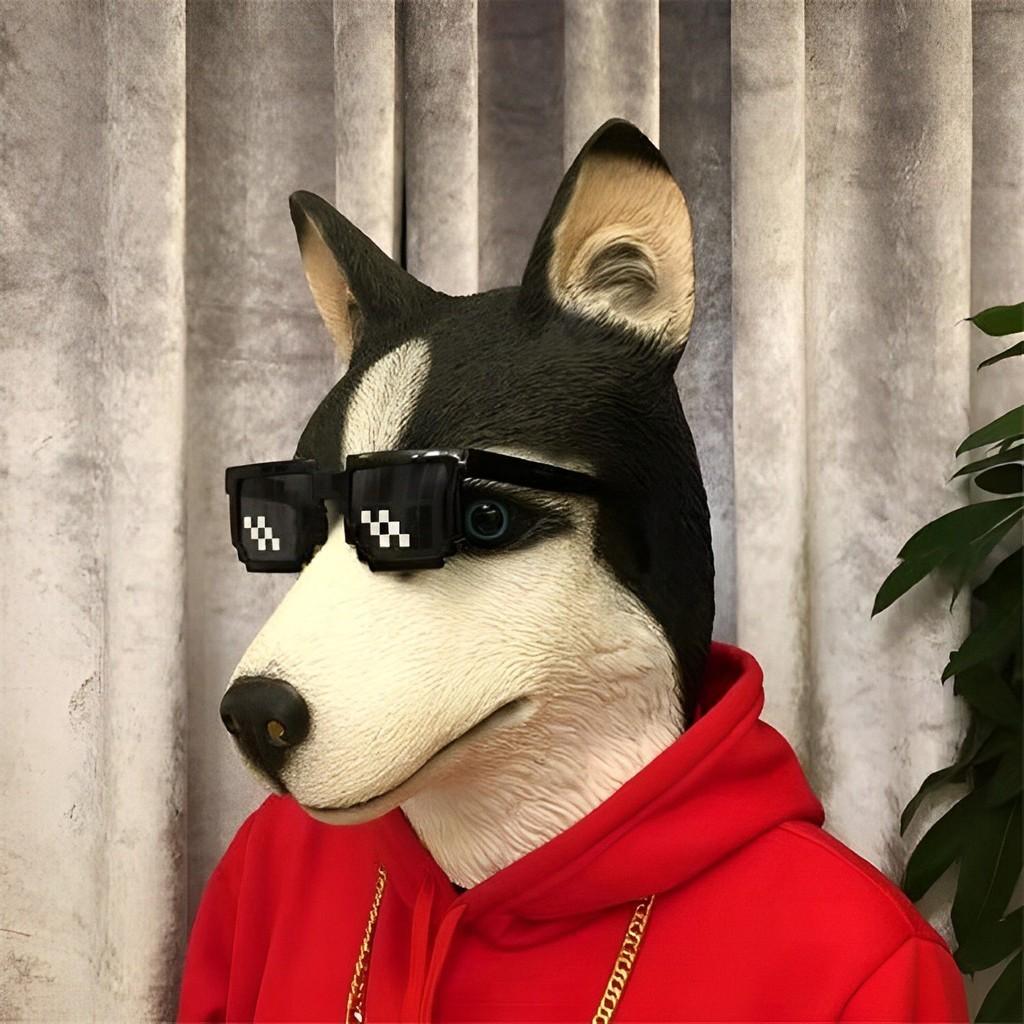 Horse Head Mask Halloween Animal Rubber Party Cosplay Costume  Accessory Adult