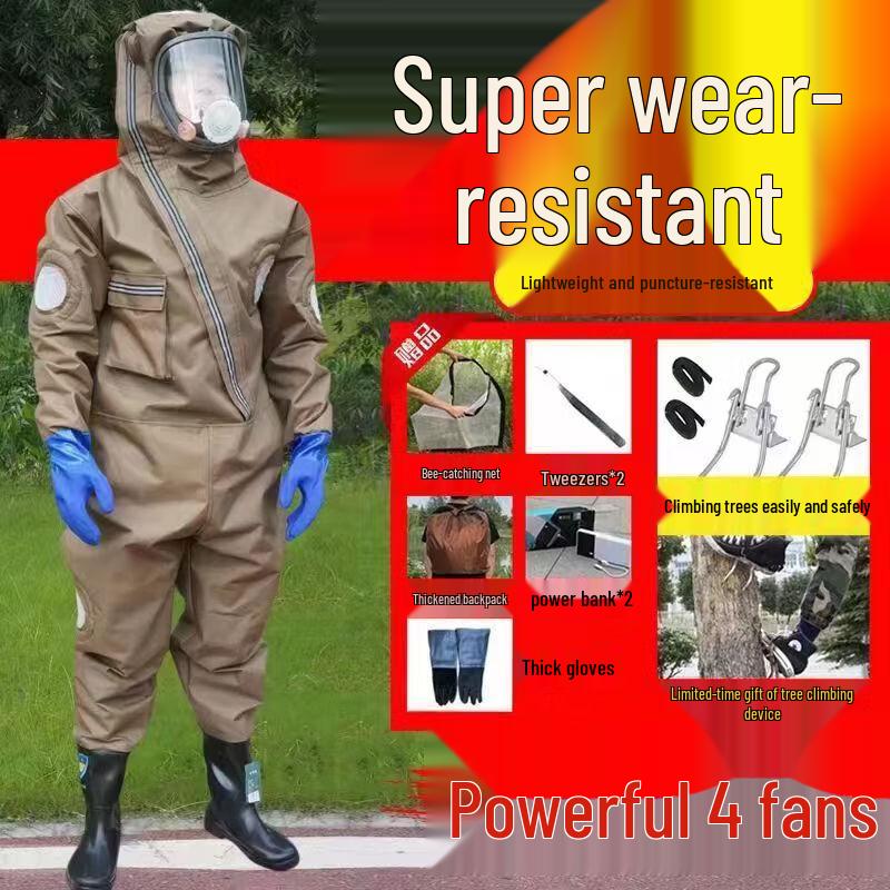 Lieve Wasp & Hornet Climbing Protective Suit with Cooling Fans
