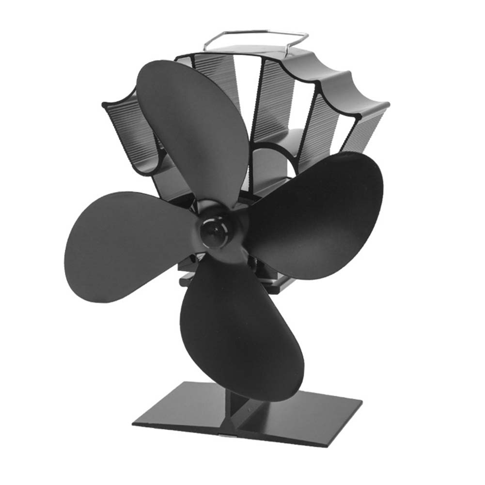 Fireplace Heat Powered Fan Converts Heat to Warm Air Circulation Suitable for Wood Fireplaces Quiet and Efficient