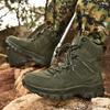 Men Hunting Hiking Shoes Brand Tactical Boots Waterproof Lace Up Desert Unisex Size Plus Army Boots Motorcycle Climbing Shoes