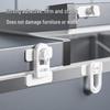 Child Safety Rotary Oven Door Lock - No-Punch Installation for Microwaves & Kitchen Ovens