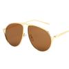 New high-end metal toad sunglasses personalized fashion Internet celebrity driving UV protection sunglasses