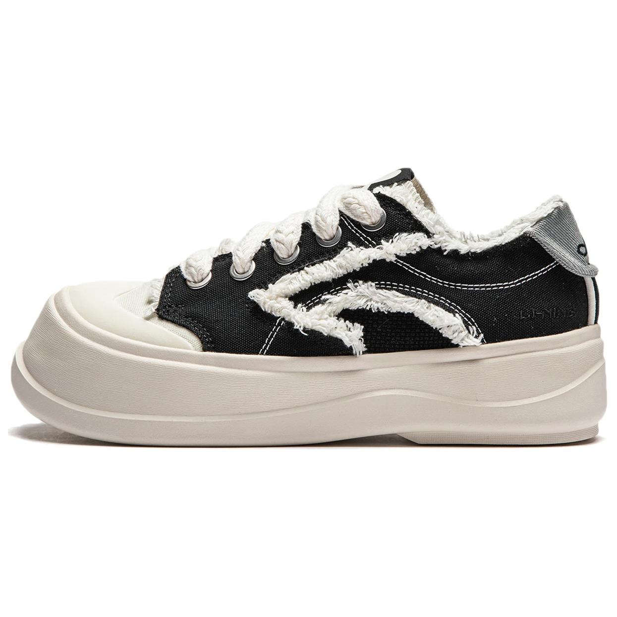 

new Disney X LINING Honey Platform Casual Shoes Women s Low Top Black/Ecru 35.5