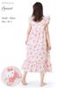 Hello Kitty Nattkjole Poplin Bomull Pyjamas Romklær Loungewear Sløyfe Hello Kitty [SAZAC] Ett stykke 100% Dame Knappelukking