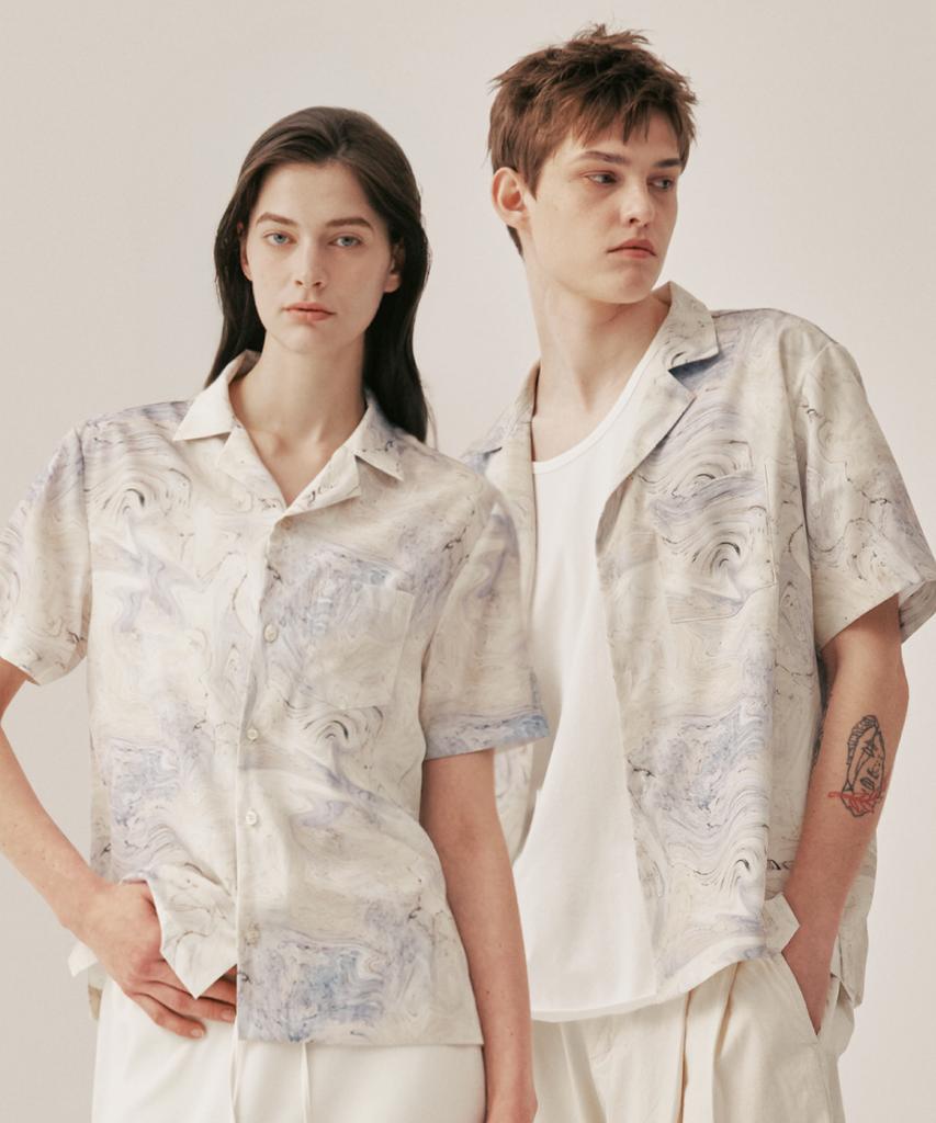 Koldeubeullaengkis Mixture Print Summer Shirt