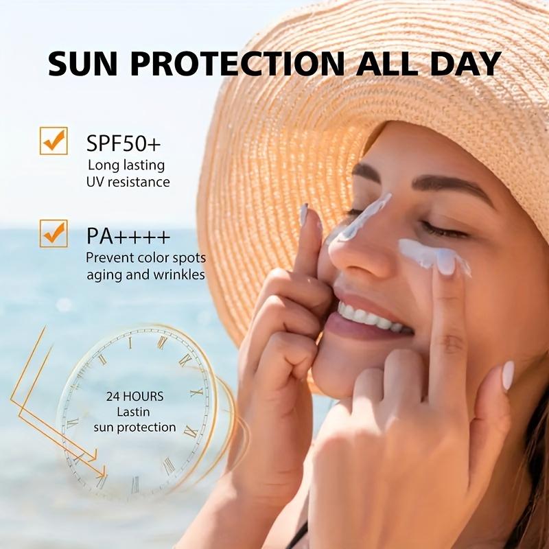 SPF 60 Sunscreen Long-lasting Sun Protection Travel and Outdoor Summer Sun Protection Dry Touch and Isolation From Ultraviolet Rays