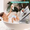 Scratchproof Mat Drain Bath Tub Shelf Anti-Slip Transparent Bathtub Table  Home
