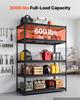 VEVOR Storage Shelves, 5-Tier 1361 kg Garage Shelving 122 x 61 x 181.3 cm, for Garage, Basement, Warehouse, Kitchen