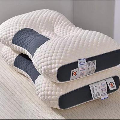 Soft Woven Neck Massage Pillows  Adjustable Ergonomic Orthotic Profile Support, High Quality Pillow Core, Detachable Pillowcase For Sleeping Comfort