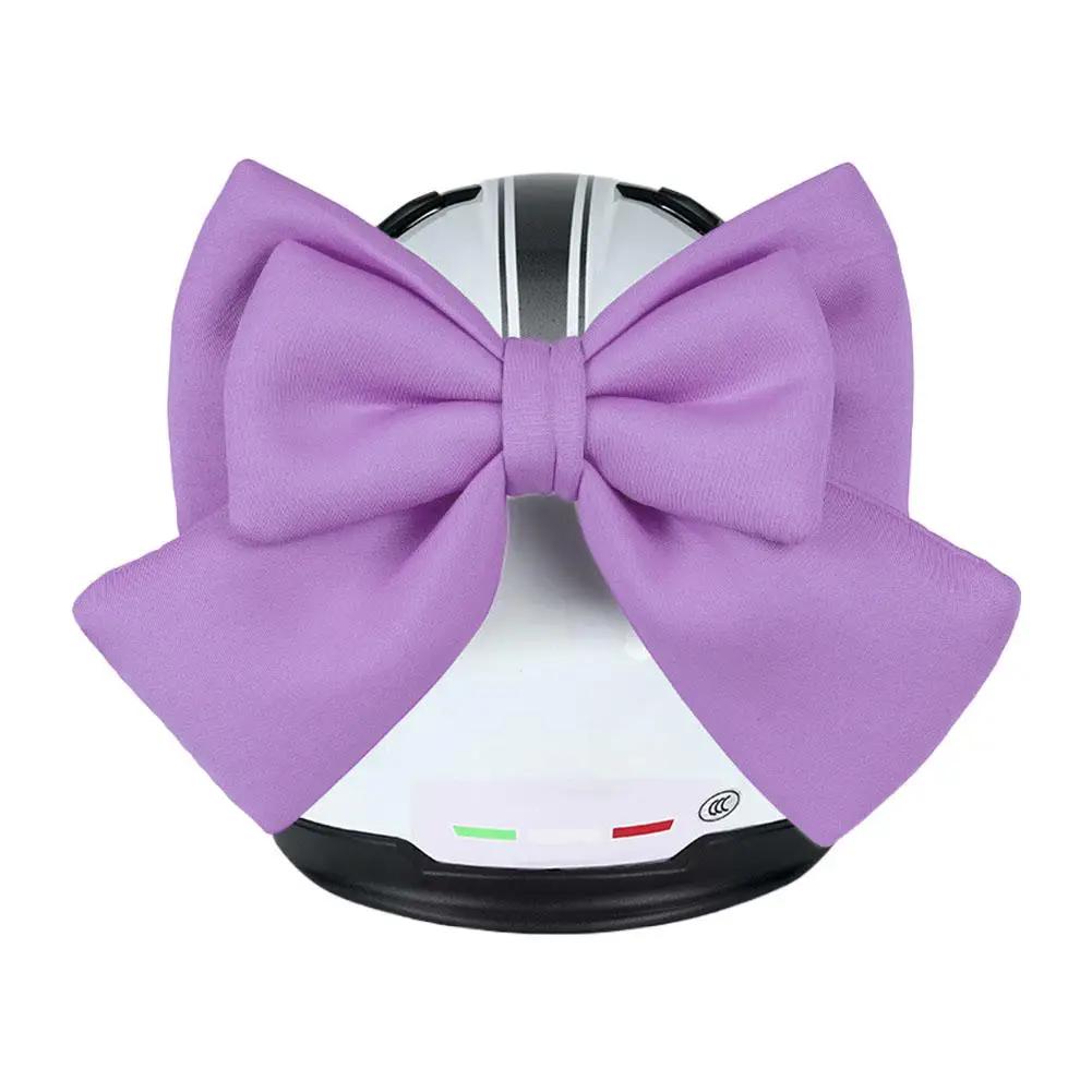 Motorcycle Helmet Bow Decoration Electric Bike Helmet Car Body Decoration Accessories Bowknot Suction Cup Type For Girl Wom Y1G4