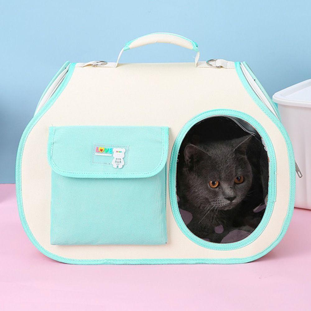 Breathable Cat Carrying Bag Fashionable Dog Carrier Bag Wear-resistant Cat Backpack Puppy