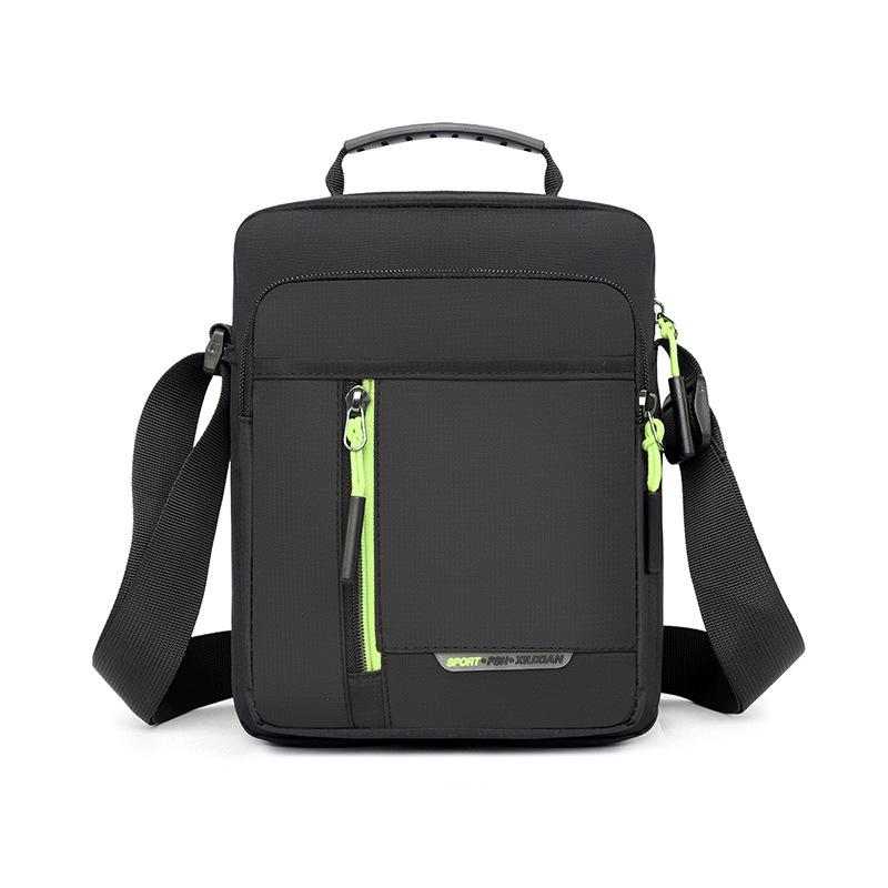 

Мужская наплечная сумка Легкая нейлоновая сумка для мобильного телефона зелёный