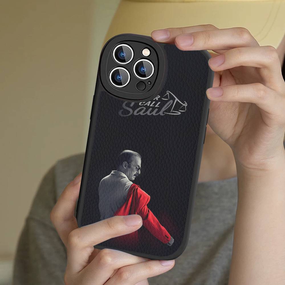 

B-Better Call Saul Phone Case For IPhone 16 15 14 11 12 13 Pro Max Plus Back Leather Shell iphone X