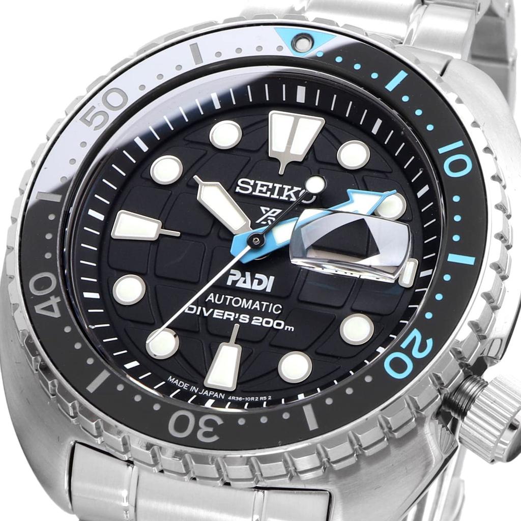 Seiko PROSPEX Mechanical Automatic PADI Special Edition Turtle Sapphire Made in Overseas Model Diver's Watch, 200m, Crystal, SRPG19, Japan, Men's,