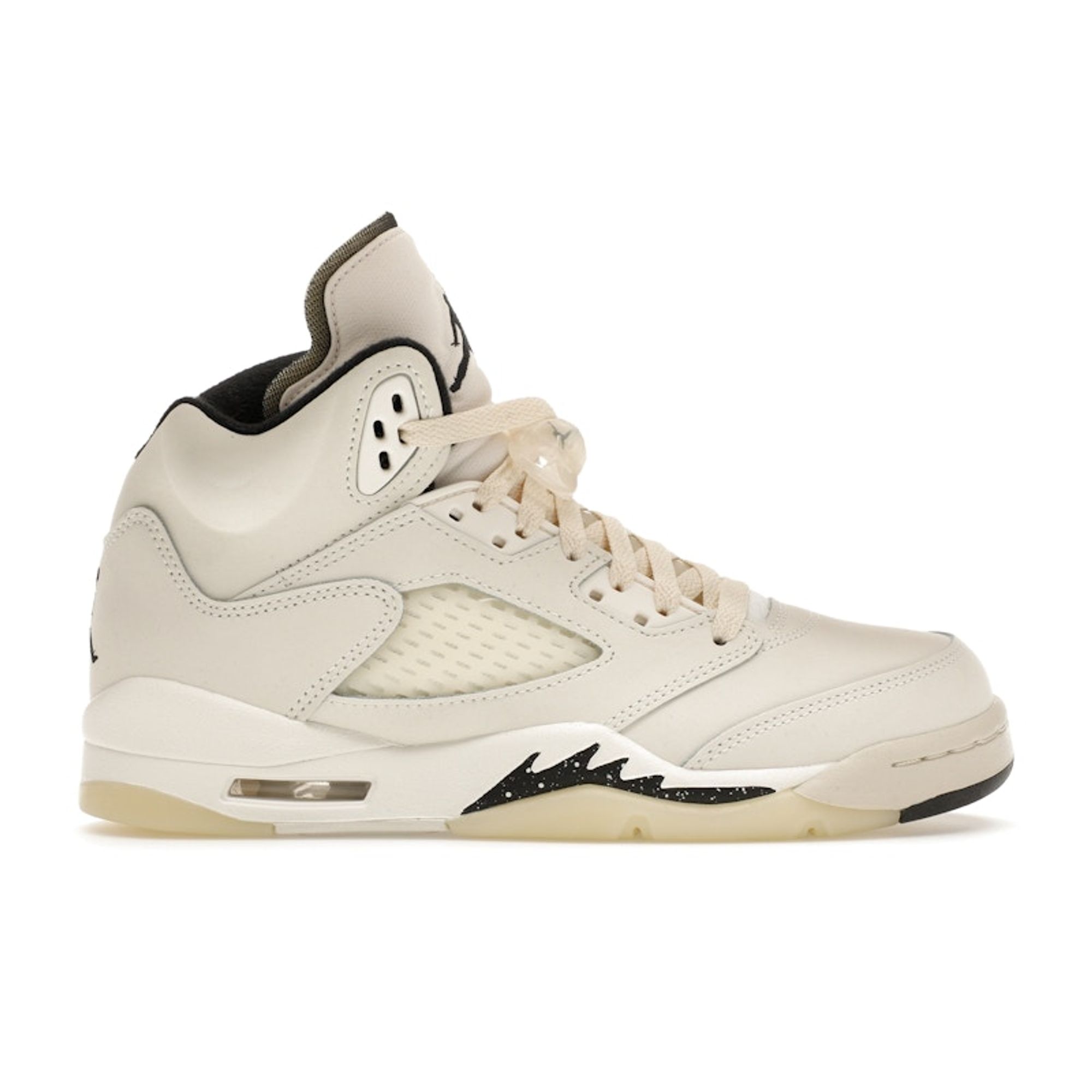 

Кроссовки Air Jordan 5 Retro SE GS Sail Kids Cream Black Light-Orewood-Brown FQ3682-100 35.5