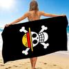1Pc Pirate Flag Adventure Beach Towel, Quick Dry, Multi-Use for Beach Pool Gym Yoga Home Travel, Christmas, Halloween, Xmas Gift S929162