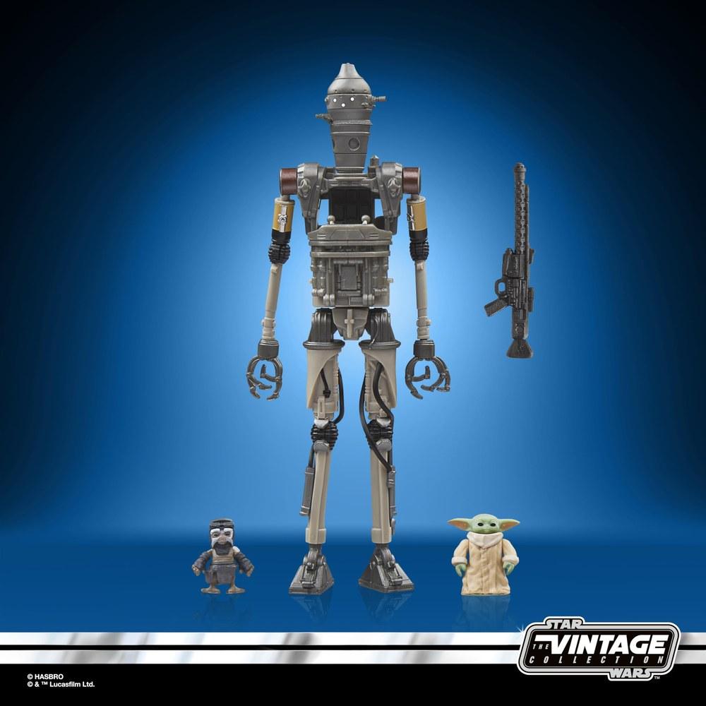 Hasbro Star Wars Vintage Collection IG-12 Grogu Anzellan Deluxe Mandalorian Action Figures 3-Pack 3.75-inch Collector