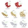 Christmas Ball Ornaments Foam Xmas Festival Balls Shatterproof Decorative Sequin Glitter Balls Xmas Tree Decorations